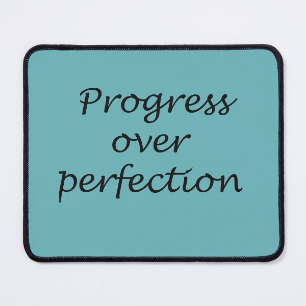 Item preview, Progress Over Perfection – Growth Quote Design designed and sold by ArtNestVerse.