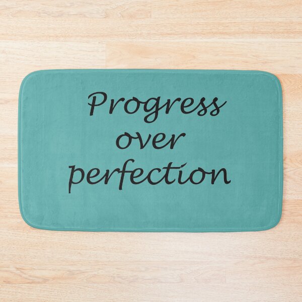 Item preview, Progress Over Perfection – Growth Quote Design designed and sold by ArtNestVerse.