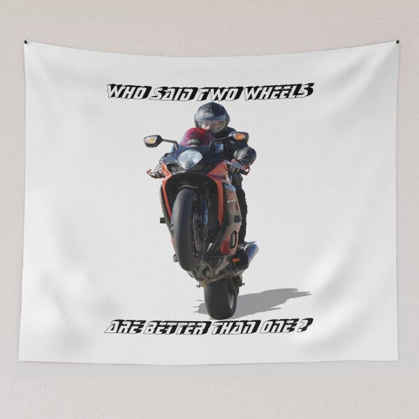 Item preview, Who Said Two Wheels Are Better Than One designed and sold by S4G Tees.