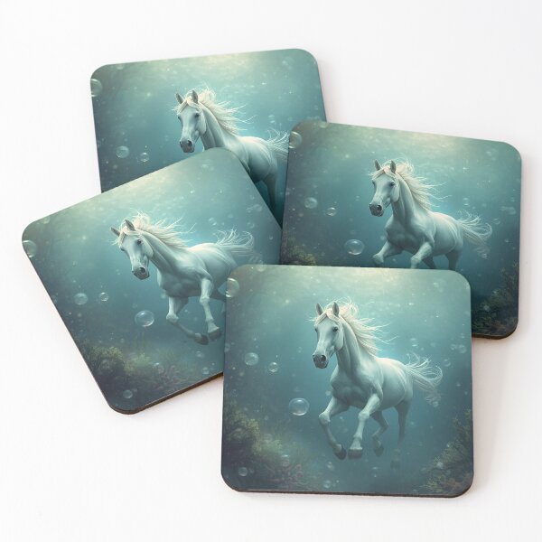 Item preview, Friesian in an Underwater Dreamscape designed and sold by Friesian-Fan-S.