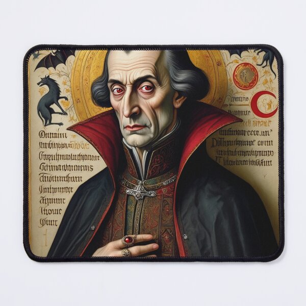 Item preview, A medieval Dracula painting designed and sold by Vintage Designs +.