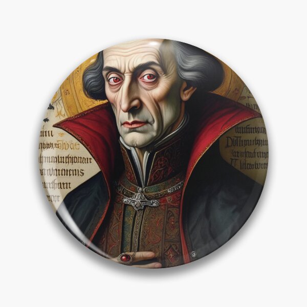 Item preview,  A medieval Dracula painting designed and sold by Vintage Designs +.