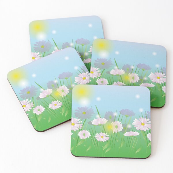 Item preview, Daisy spring blue background day designed and sold by AdelineBoutique.