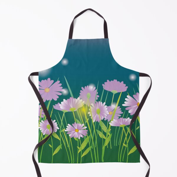 Item preview, Spring daisy midnight blue background designed and sold by AdelineBoutique.