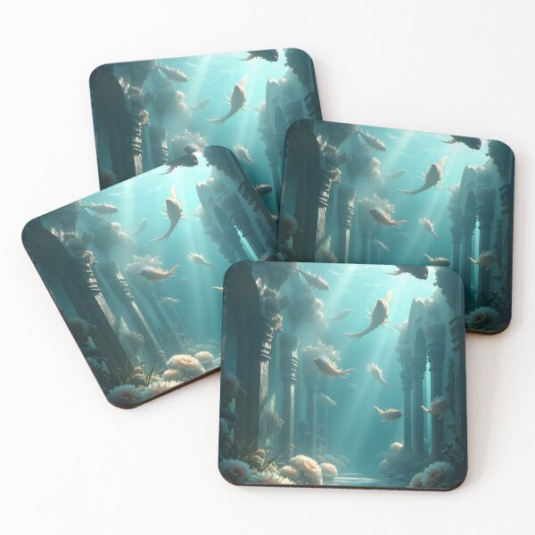 Item preview, Sunken Sanctuary of the Serene Fishes designed and sold by oanaunciuleanu.