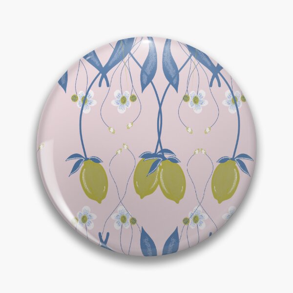 Item preview, Lemon pattern. Mediterranean seamless pattern. Blue background tiles and yellow lemons , endless background.  designed and sold by TaniaArtDesign.