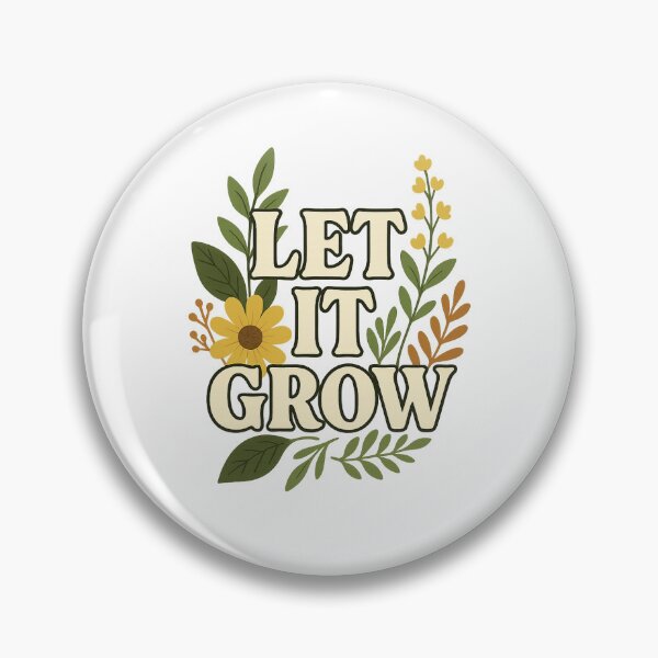 Item preview, Let It Grow – Botanical Flower Power Retro designed and sold by BoldApparel.