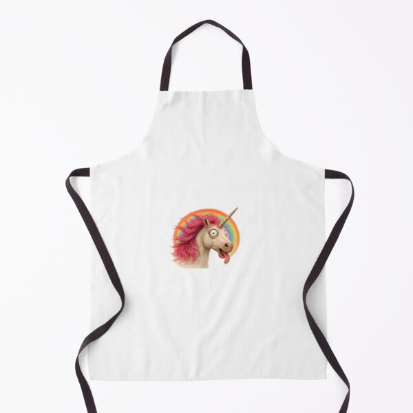 Item preview, Funny Realistic Unicorn Head with Rainbow designed and sold by Simmusss.