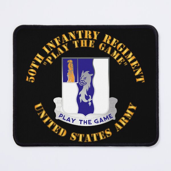 Item preview, Army - DUI - 50th Infantry Regiment - Play the Game designed and sold by Military Insignia Products.