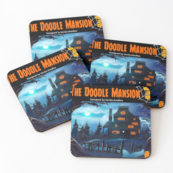 Item preview, The doodle mansion Halloween designed and sold by Benjis-Doodles.
