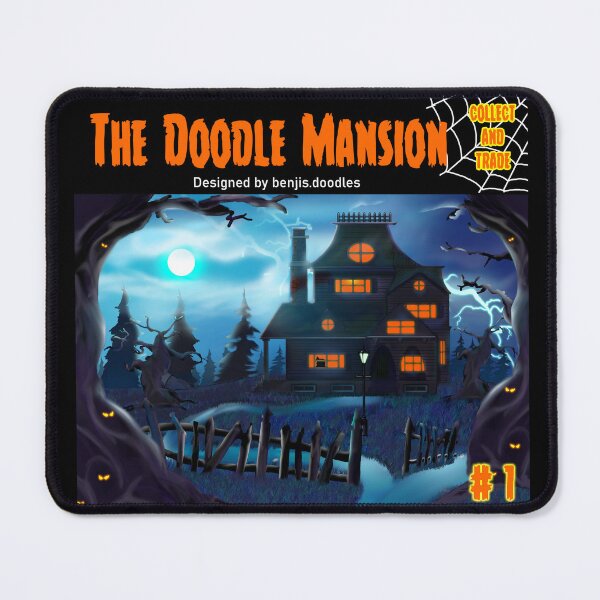 Item preview, The doodle mansion Halloween designed and sold by Benjis-Doodles.