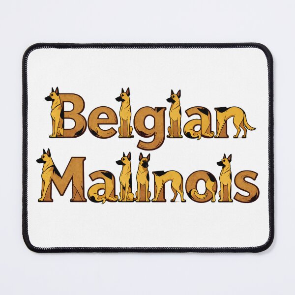 Item preview, Belgian Malinois with Belgian Malinois designed and sold by forget45studio.