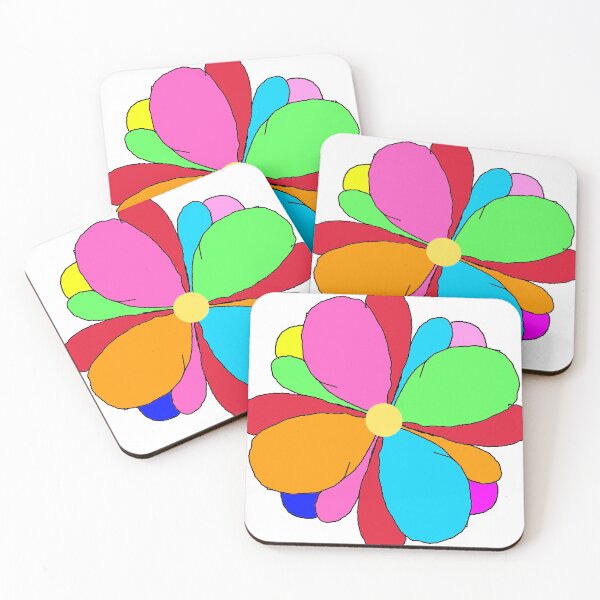 Item preview, Flor multicolor designed and sold by desenhosdobasti.