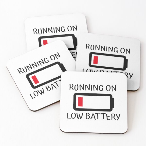 Item preview, Running On Low Battery designed and sold by ART Simple.
