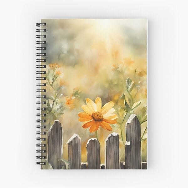 Item preview, Yellow Flowers by Wooden Fence designed and sold by CalmnessbyChoice.
