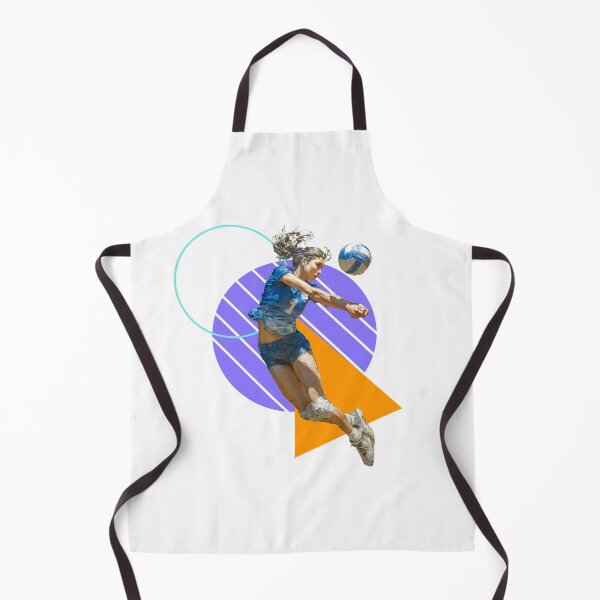 Item preview, Volleyball Dig Action Powerful Defensive Play on Modern Geometric Background designed and sold by daila70.
