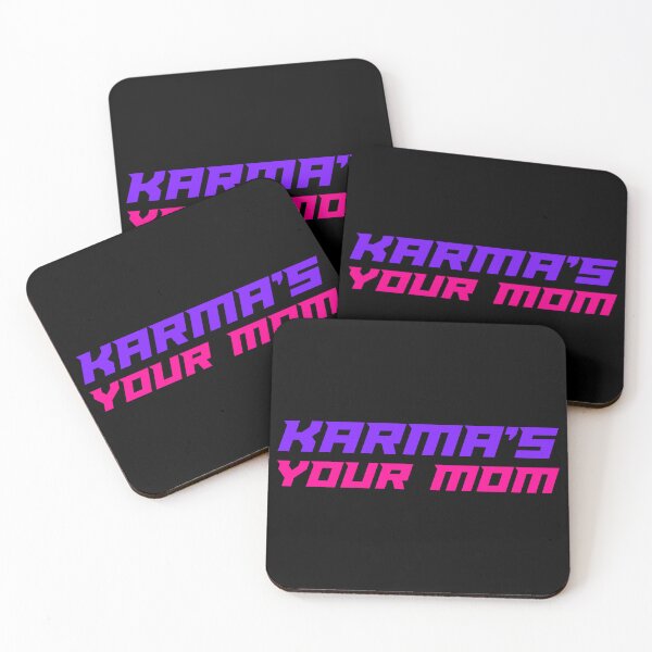 Item preview, Karma's a Bitch: purple & hot pink designed and sold by muskitt.