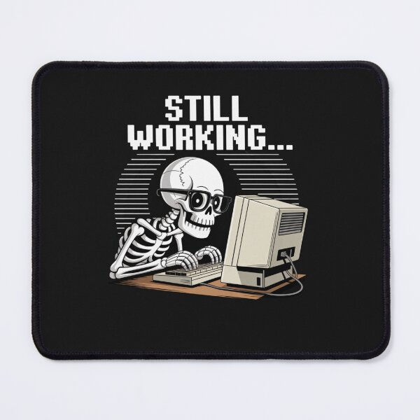 Item preview, Grave Shift Guru: Spooky Skeleton Still Working Premium Shirt designed and sold by Clothesbest.