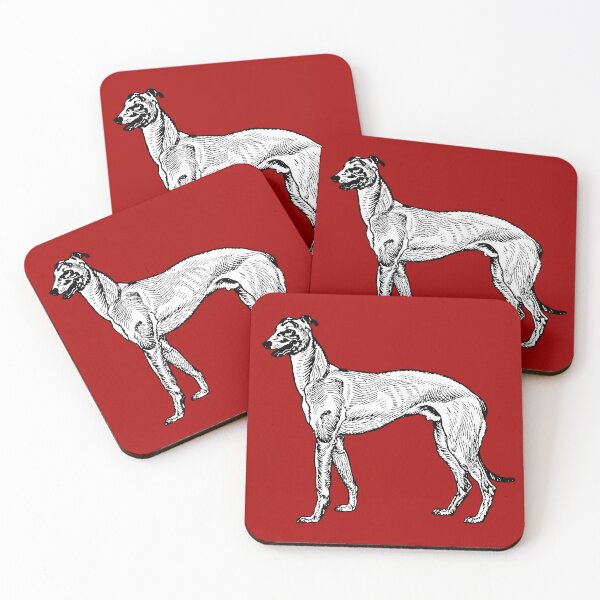 Item preview, Art Nouveau Deco Jugendstil Greyhound Moriz Jung designed and sold by Pixelchicken.