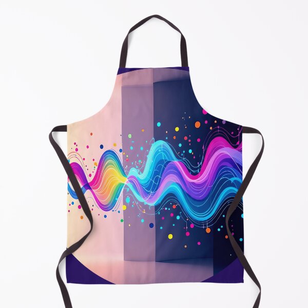Item preview, soundwaves light room round colorful abstract design designed and sold by SmashingDeals.