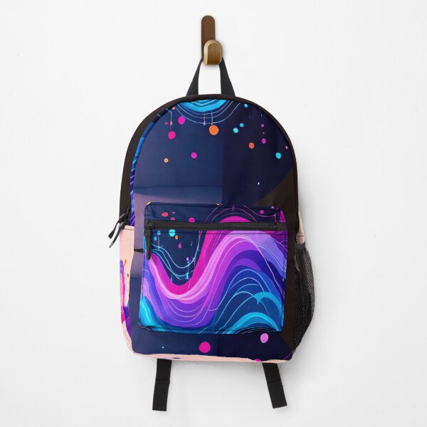Item preview, soundwaves light room round colorful abstract design designed and sold by SmashingDeals.