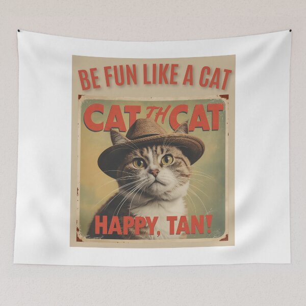 Item preview, Be fun like a cat designed and sold by MagicTeeVibeArt.