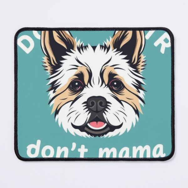 Item preview, Dog hair, don't care — proud dog mama over here designed and sold by SSMC DREAM DESIGN.