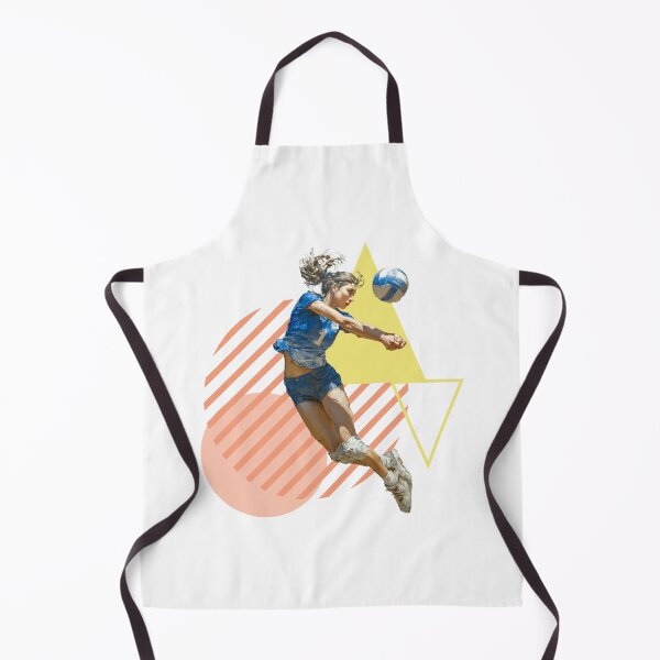 Item preview, Volleyball Libero Player Quick Reaction Dig with Geometric Artwork designed and sold by daila70.