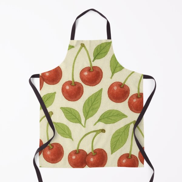 Item preview, Summer fruit cherries watercolor pattern textured paper designed and sold by cutsypatterns.