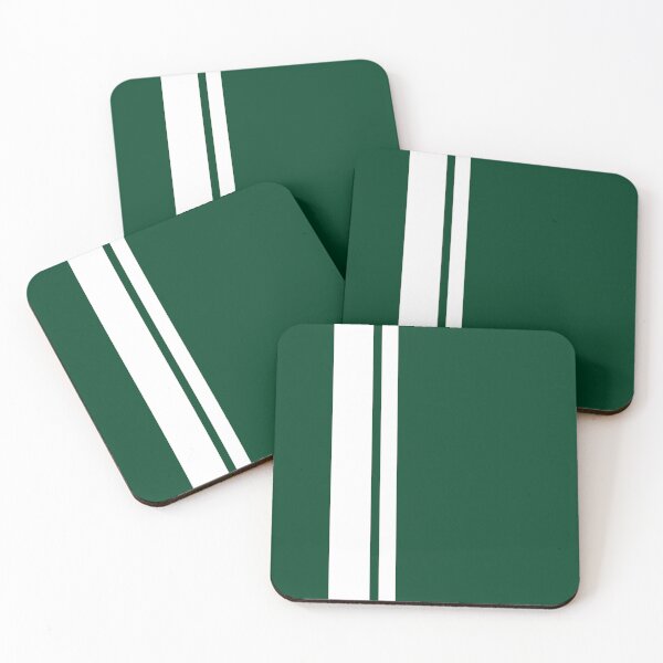 Item preview, Single Racing Stripe - Thick - Rigth Side 1 Pinstripe (British Racing Green Background) designed and sold by Racing Stripes Only.