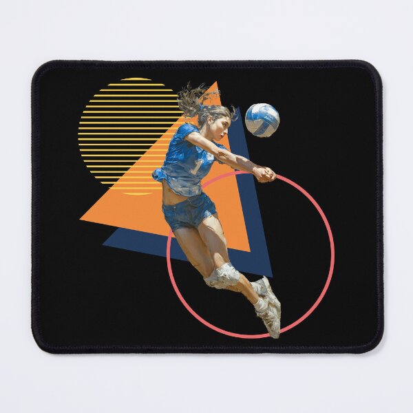 Item preview, Women’s Volleyball Receiver Dynamic Bump with Geometric Art designed and sold by daila70.