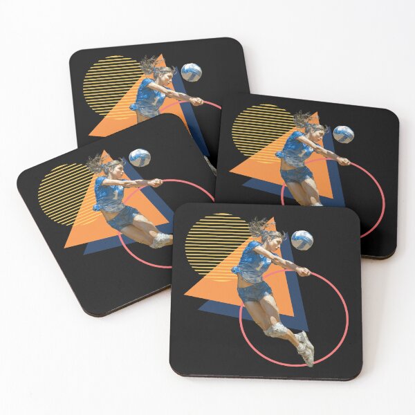 Item preview, Women’s Volleyball Receiver Dynamic Bump with Geometric Art designed and sold by daila70.