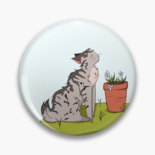 Item preview, Cat Smelling Flowers designed and sold by AnthamaArt.