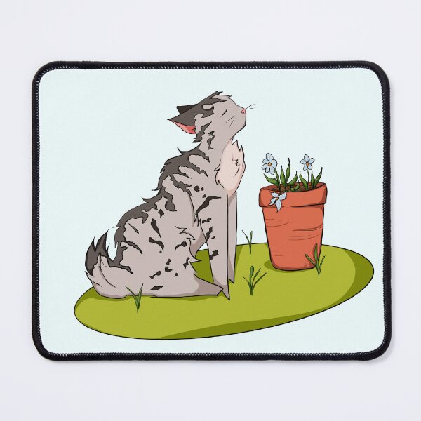 Item preview, Cat Smelling Flowers designed and sold by AnthamaArt.