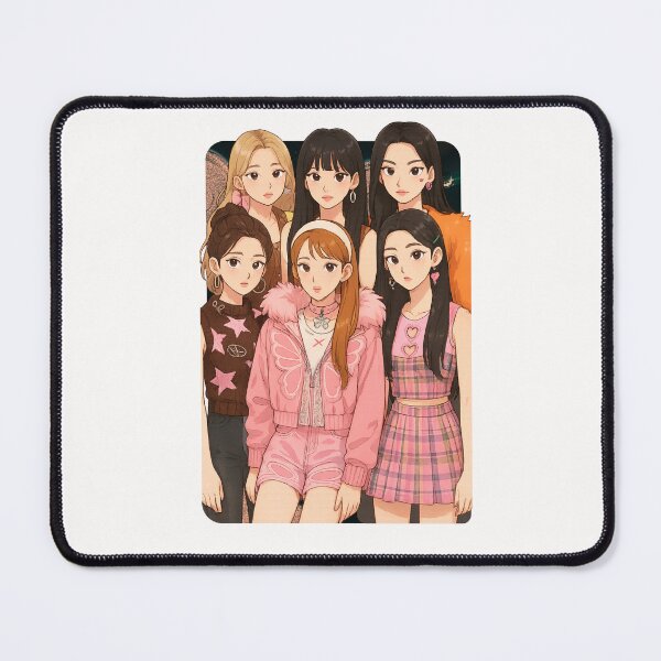 Item preview, StayC Cartoon illustration Collage K-pop Group designed and sold by AJUNICE STUDIO.