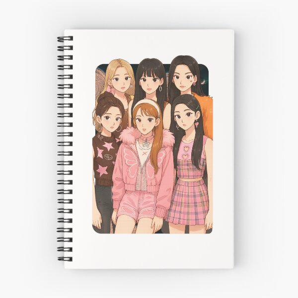 Item preview, StayC Cartoon illustration Collage K-pop Group designed and sold by AJUNICE STUDIO.