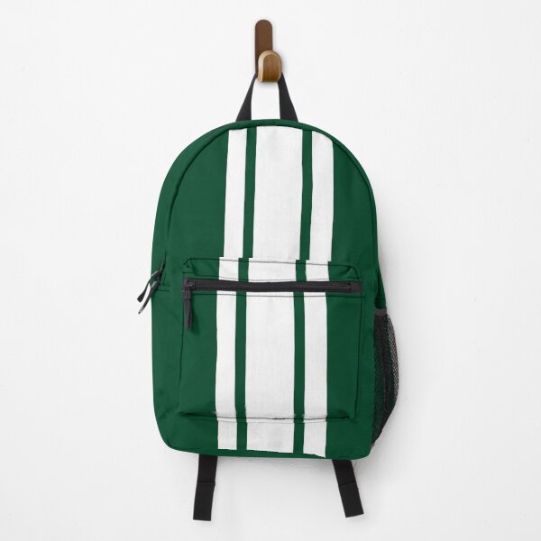 Item preview, Single Stripe with 2 Thick Pinstripes (White on British Racing Green ) designed and sold by Racing Stripes Only.