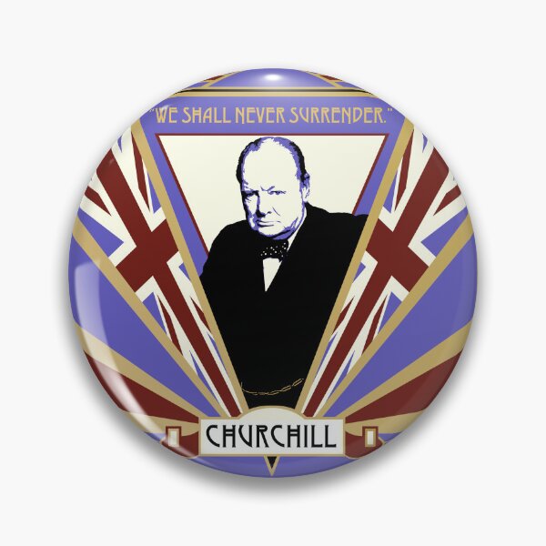 Item preview, Winston Churchill we shall never surrender designed and sold by YouNeedKitch.