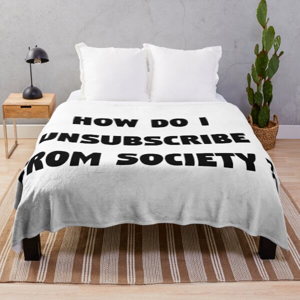 Item preview, How do I Unsubsribe from society? designed and sold by d00mface.