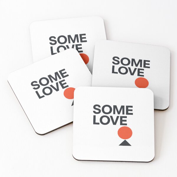 Item preview, Minimalist “Some Love” Design – Geometric Typography Art designed and sold by Lieblingsmädchen.