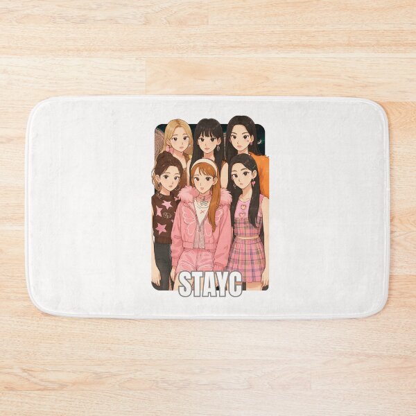 Item preview, StayC Name Cartoon illustration Collage K-pop Group designed and sold by AJUNICE STUDIO.