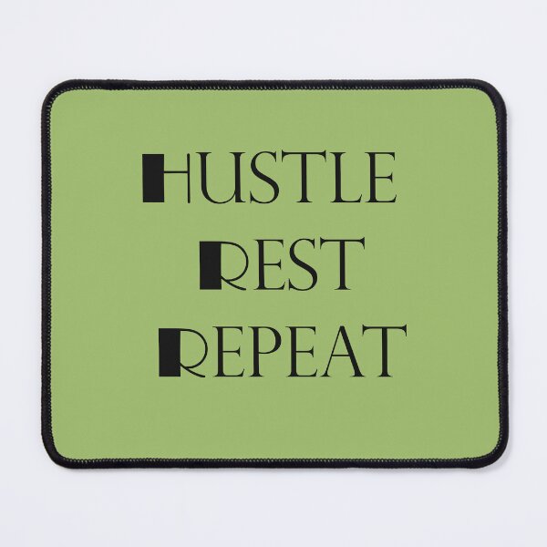 Item preview, Hustle Rest Repeat – Productivity Quote Design designed and sold by ArtNestVerse.