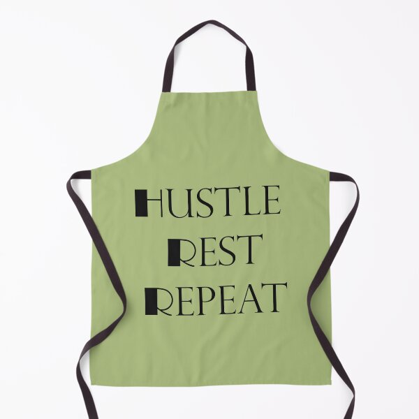 Item preview, Hustle Rest Repeat – Productivity Quote Design designed and sold by ArtNestVerse.