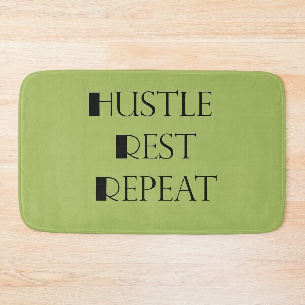 Item preview, Hustle Rest Repeat – Productivity Quote Design designed and sold by ArtNestVerse.
