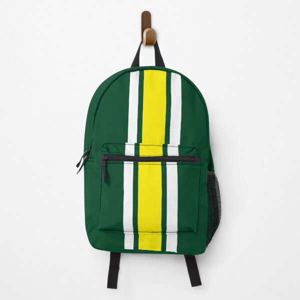 Item preview, Single Stripe with 2 Thick Pinstripes (White & Yellow on British Racing Green) designed and sold by Racing Stripes Only.