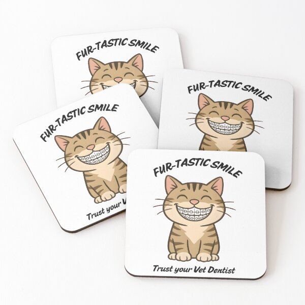 Item preview, Furtastic Smile – Cute Cat with Braces | Trust Your Vet Dentist designed and sold by Bettybee00.