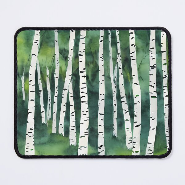 Item preview, Birch Trunks and Green Grass designed and sold by CalmnessbyChoice.