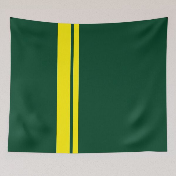 Item preview, Single Racing Stripe - Rigth Side 1 Pinstripe (British Racing Green Background) designed and sold by Racing Stripes Only.