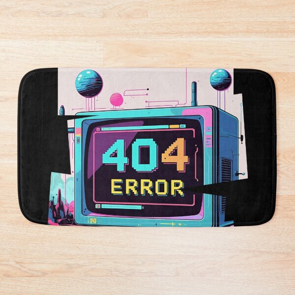 Item preview, 404 Error Design Classic error popup with pixelated font 6 designed and sold by Neon G.