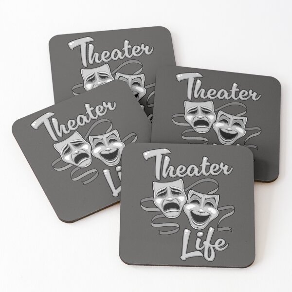 Item preview, Theater Life Comedy and Tragedy Masks designed and sold by fizzgig.